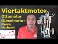 Viertaktmotor - Ottomotor - Dieselmotor | Mechanik | Physik | Lehrerschmidt