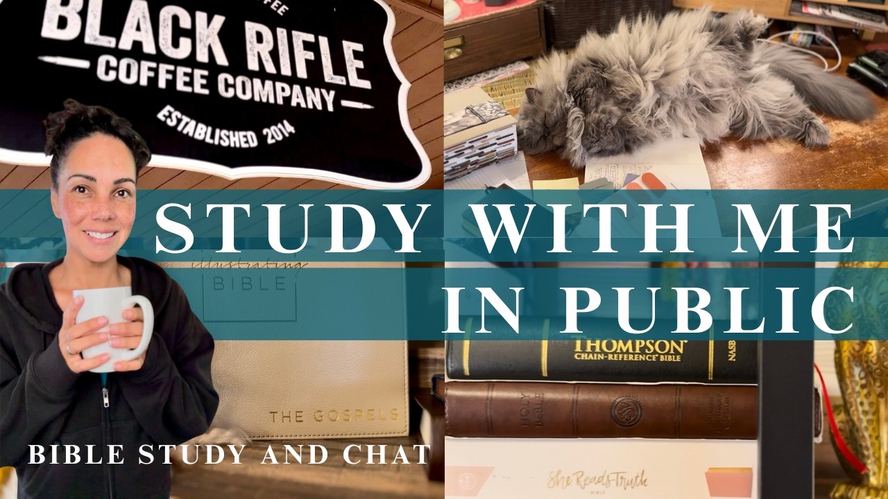 Изучение Библии со мной | Общественное время для изучения Библии в кафе с комментариями