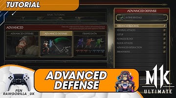Mortal Kombat 11 - Tutorial - Advanced - Advanced Defense PS5 (MK11)