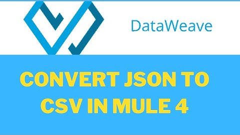 Convert Array of Object to CSV in Dataweave | Mule 4
