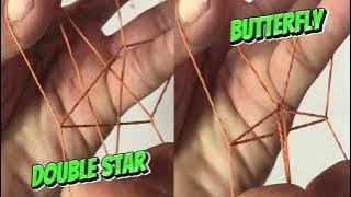 How to Make Single to Double Star to Butterfly Rubber Band Trick || Rubber Band Butterfly and Star