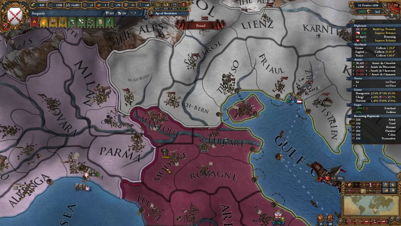 Play this f*n game! EU4 Burgundy 54 YouTube