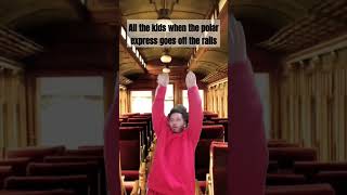 Off the rails #shorts #polarexpress #train #rails #kids #crash #foryou #foryoupage #fyp #shortsmas