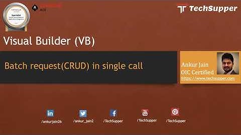 How to execute batch requests in Oracle Visual Builder | Oracle VBCS | OIC  #oic #oraclecloud