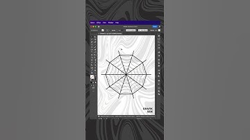 How to Draw a Simple Spider Web on Adobe Illustrator 2025 #illustratortutorial #design