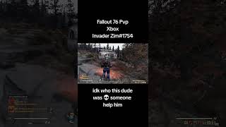 Fallout 76 teaching pvp to new player with my alt acc #fyp #fallout76 #fallout76pvp #xbox #gaming