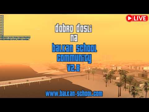 🔴 LIVE SAMP Balkan School Roleplay! | New Adventures & RP Moments #5