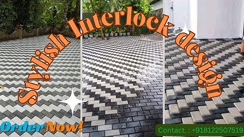 stylish Interlock contact : +918122507519 #interlock #bricks #shortsvideo #video