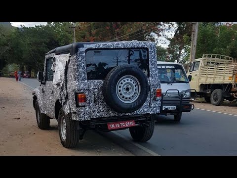 2020 Next Gen Mahindra Thar Spotted Testing In India