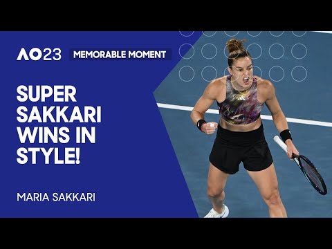 Maria Sakkari Wins in Style! | Australian Open 2023