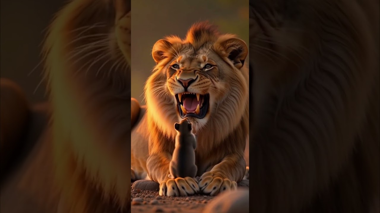 🦁🐭 Лев и Крыса #факты #кот #корольлев #вирусное #корольлев #лев #мотивация