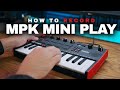 How to record mpk mini plays internal sounds