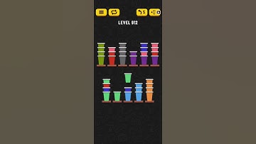 Cup Sort Puzzle Level 912  = Water Sort Puzzle Level 912 = Ball Sort Puzzle Level 912 All the same