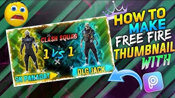 How To Make Free Fire Thumbnail On Android | Free Fire Thumbnail Tutorial || #shorts