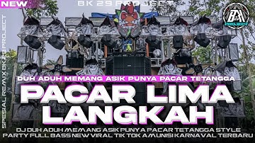 DJ DUH ADUH MEMANG ASIK - PACAR 5 LANGKAH |STYLE PARTY FULL BASS|COCOK BUAT KARNAVAL|BK 29 PROJECT