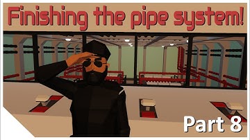 Finishing the pipe system! - Stormworks mega ship build EP 8!