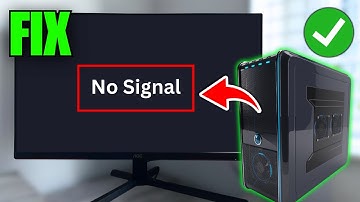 How To Fix PC Is On But No Signal To Monitor / Display