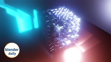 Project SciFi Reactor: The crate [1/9] | Blender Geonodes Daily, tip 95