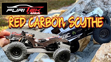 Red Carbon Scythe SCX24 First Drive, Epic and Tiny!