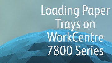 Loading Paper - Xerox 7800 Series Training, QDoxs