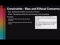 Bias and Ethical Concerns