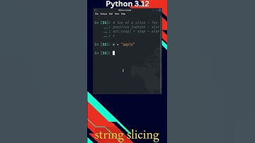 Python 3.12 - full course - string slicing 4