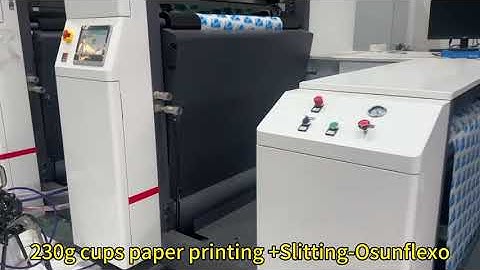 Inline Flexo Printing Machine for Hamburger Wrap Paper | High-Speed Food Packaging Printing