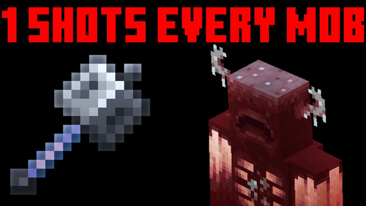 The New Minecraft Weapon is TOO MUCH OP - YouTube