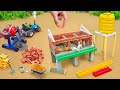Building A Two-Compartment Chicken Coop With Raised Beam Structure | DIY Science Project