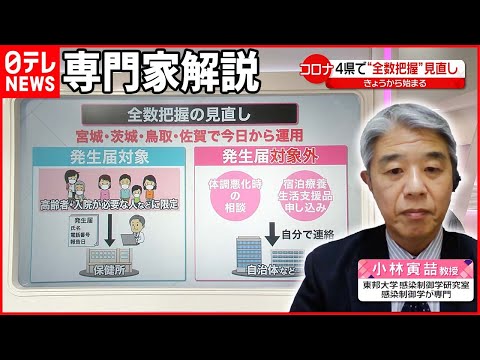 【専門家解説】4県で運用開始「全数把握の見直し」  医療現場の期待は…患者側のメリットは？