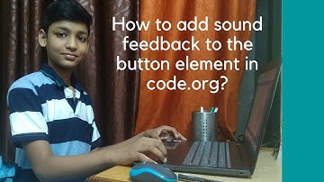 How to add sound feedback to the button element in code.org?