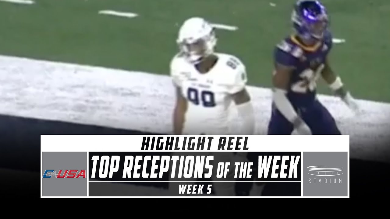 Conference USA Top Receptions of the Week: Week 5 (2019) | Stadium