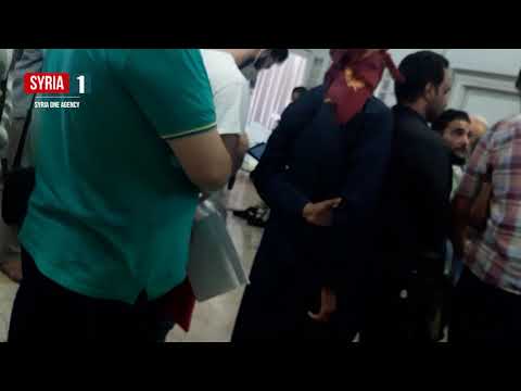 كاميرا سوريا1 داخل مبنى الهجرة والجوازات بدمشق