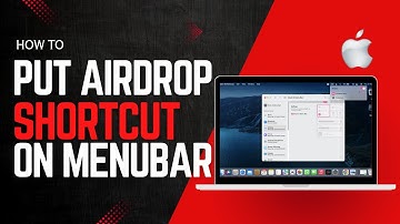How to Show Airdrop on Macbook Menu bar