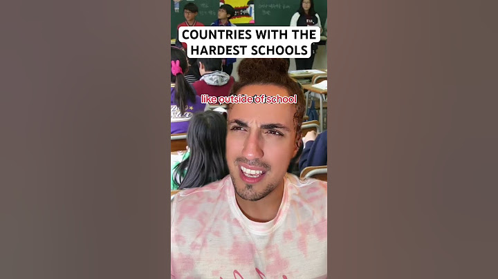 Countries With The Hardest Schools