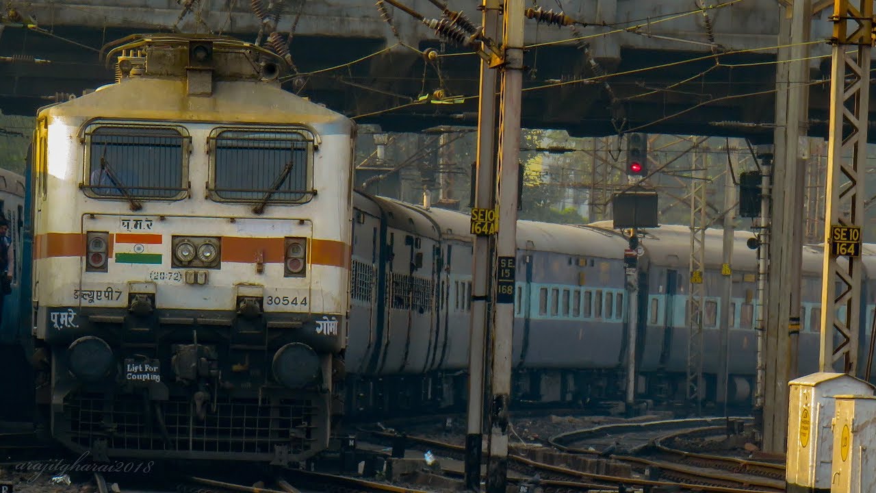 [ECR's GMO WAP7 ] GOMOH WAP7 with MUMBAI MAIL visits ER | MEMORY RECALLED | INDIAN RAILWAYS