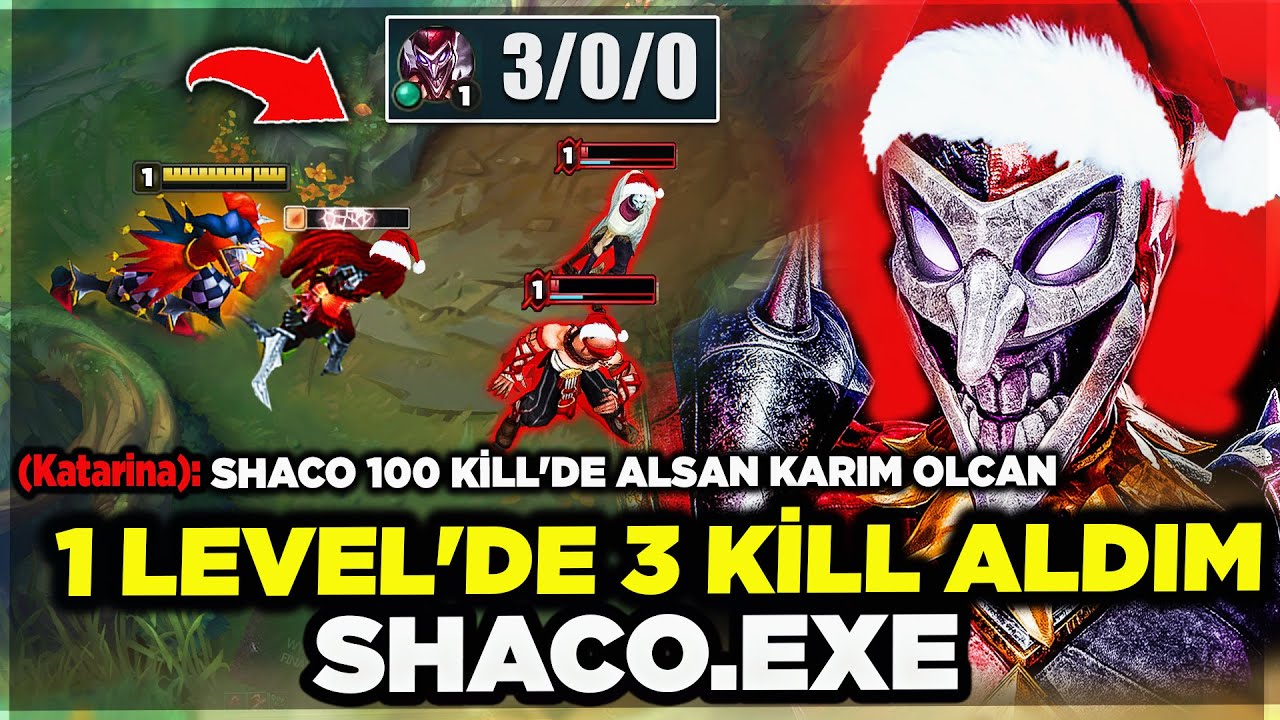 2026'NIN İLK BOMBA GİBİ SHACO VİDEOSU !! 1 LEVEL'DE 1100 GOLD KASTIM !!