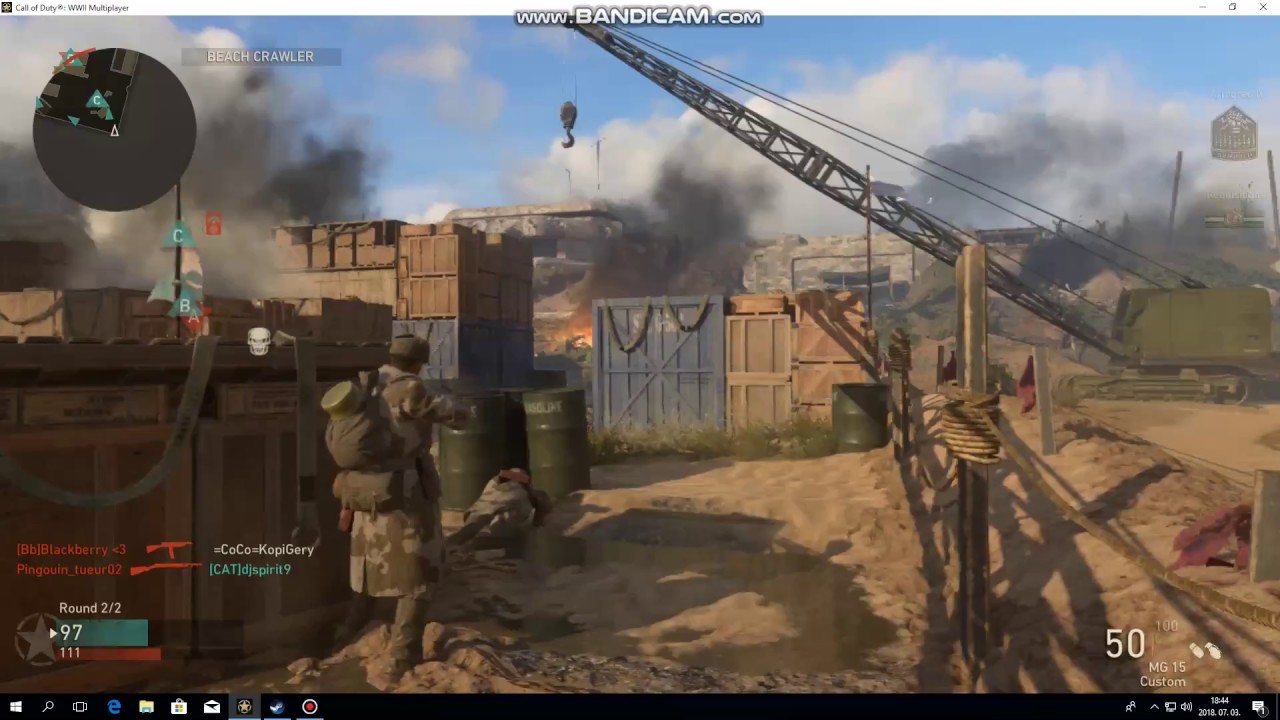 Call of Duty WW II Baseball bat 5 kill - YouTube