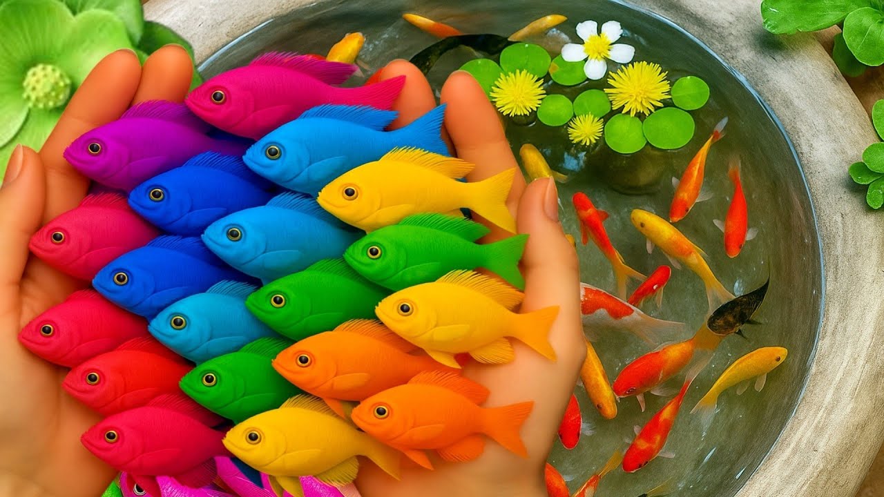 Catch Amazing Foreign Aquarium Fish in Small Pond, Guppy Fish, Betta ...