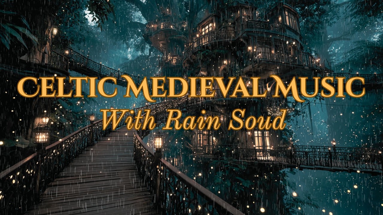 Medieval Celtic Music with Rain – Calm Instrumental Fantasy for Study ...