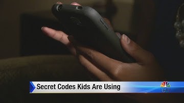 Secret codes kids are using