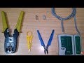 RJ45 Crimping Tutorial - Straight Cable Crimping - Network Cable Color Code (Hindi)