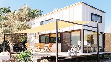 Modern and luxurious tiny house made from shipping container for sale and ready for free delivery