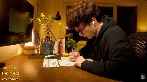 2-HOUR | Study With Me | No break, No music, Deep work