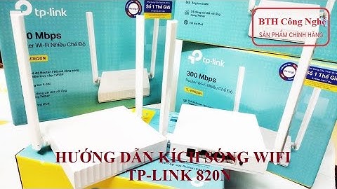 KÍCH SÓNG WIFI KHÔNG DÂY TPLINK TL-820N FULL VẠCH, KHÔNG DÙNG DÂY