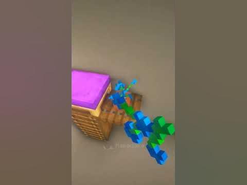 Bed decoration in Minecraft | Декорация кровати в Майнкрафте ...