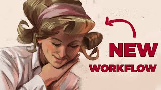 How to Paint a VINTAGE ILLUSTRATION