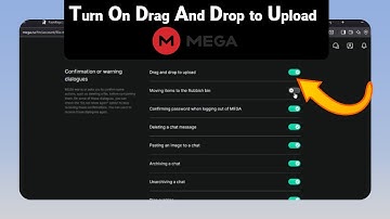 How to Turn On Drag And Drop to Upload on Mega [NEW]
