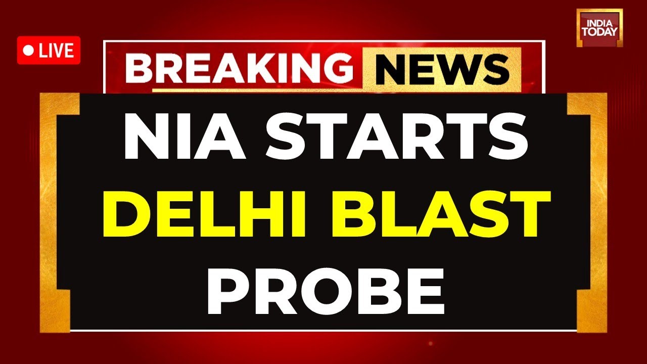 Red Fort Blast News LIVE: NIA Team Starts Investigation at Blast Site | India Today
