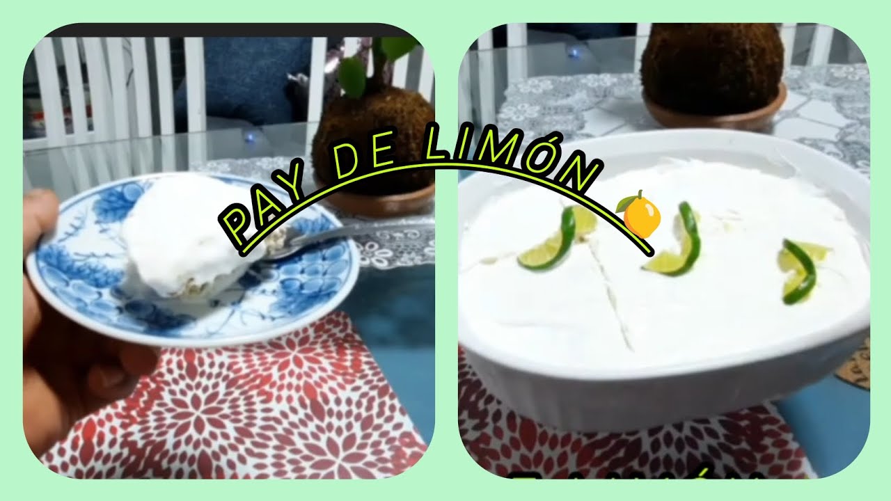PAY DE LIMÓN 🍋/con 4 ingredientes/ diferente, rápido,delicioso y económico/ TE VÁ A ENCANTAR 🍰